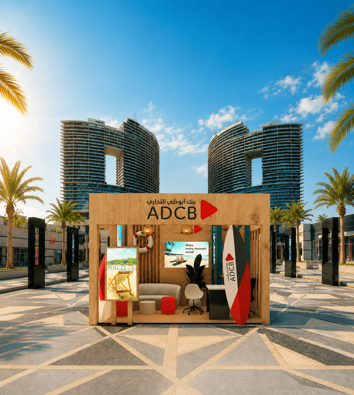 ADCB | Visit our pop-up at North Square Mall – El Alamein, from 15 June to 15 September, 4 PM – 12 AM daily and enjoy exclusive surprises.